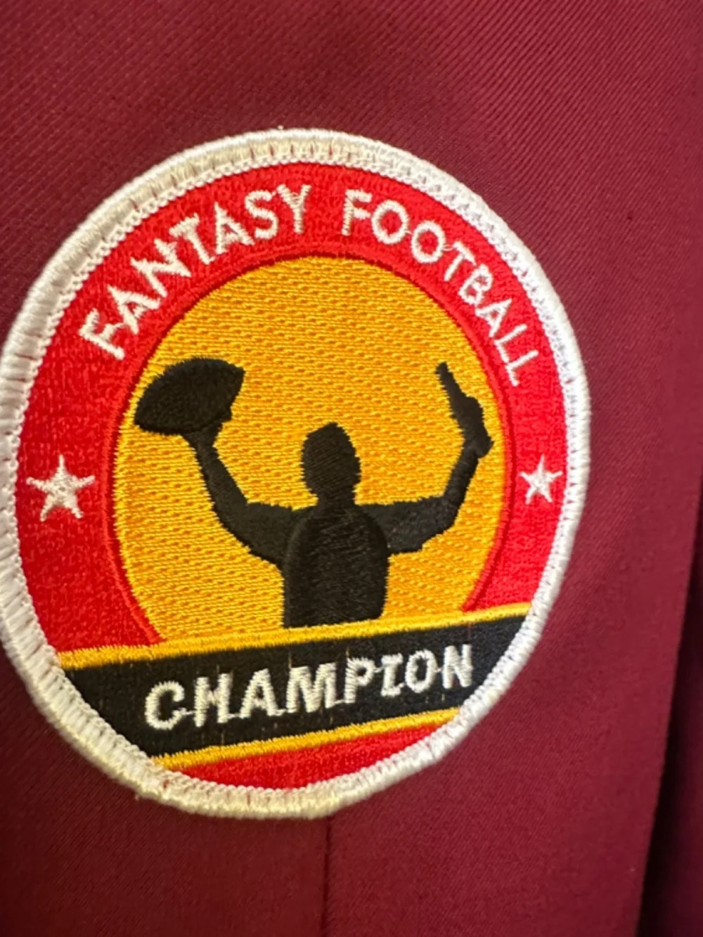 Fantasy Football Champion Blazer Large ~40R Gently worn 65% polyester/35% cotton